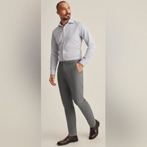 Bonobos Straight Fit Weekday Warriors Dress Pant Friday Gray 36x34 Flat Front